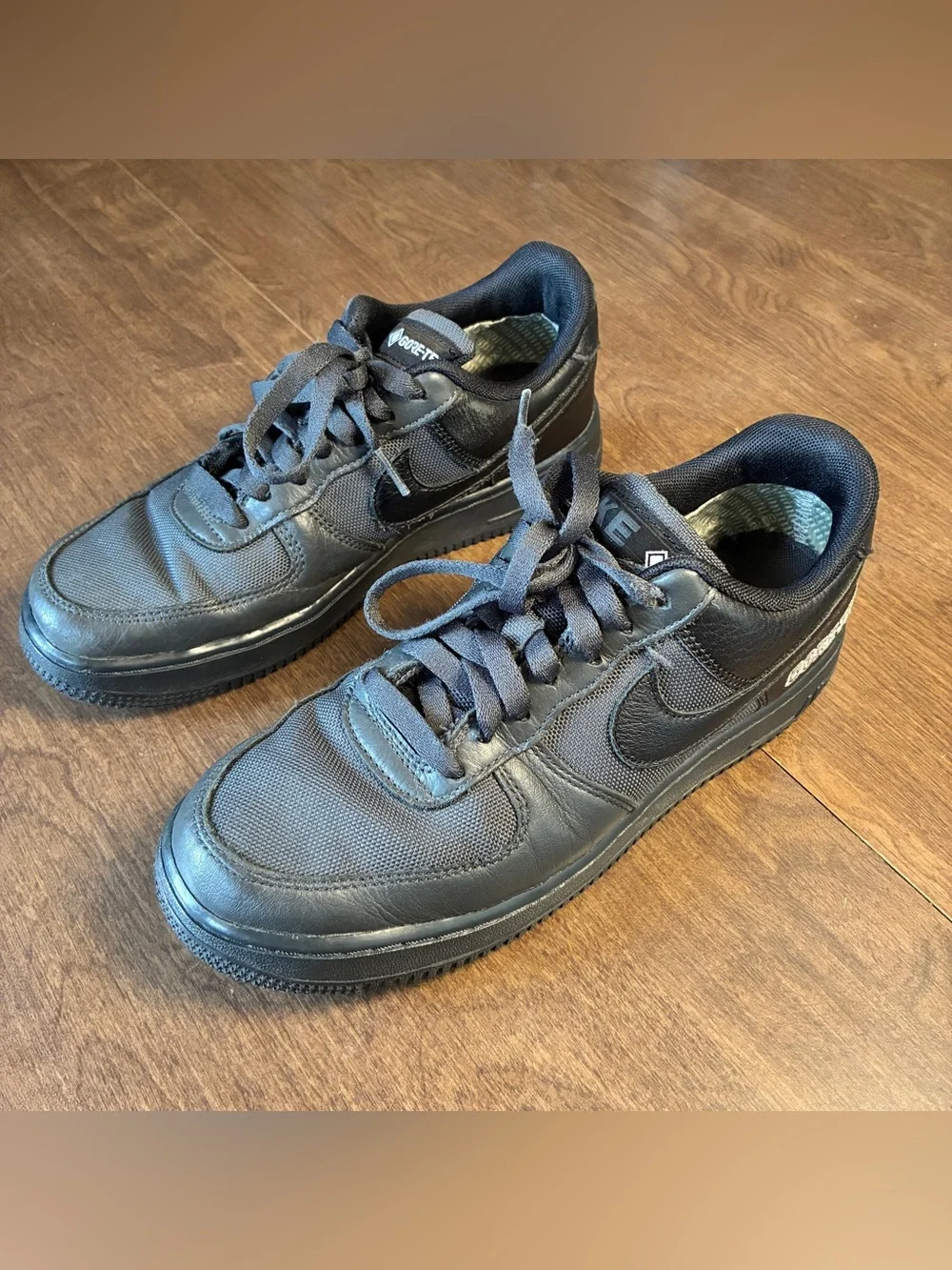 Nike Air Force 1 Low GTX Gore-Tex Charcoal Black CK2858-001 Men's Size 7